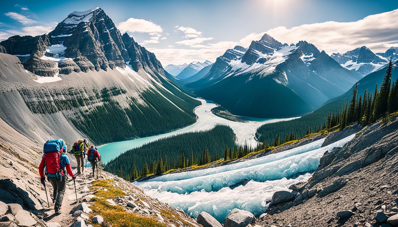 navigate through Canadian mountains