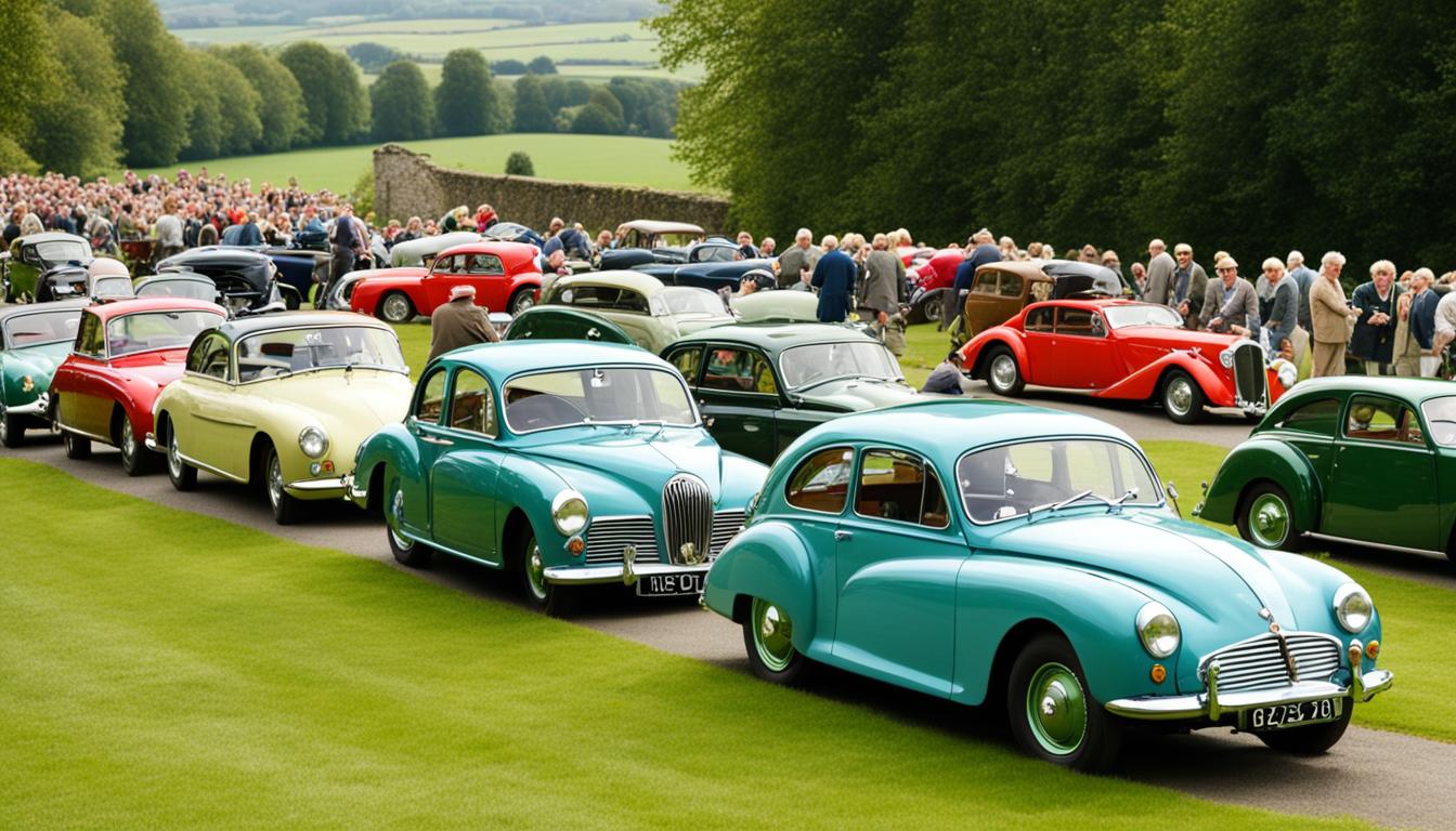 vintage car rallies, Britain