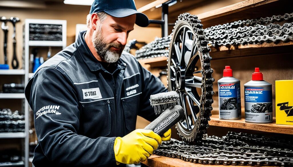 motorcycle chain and belt maintenance